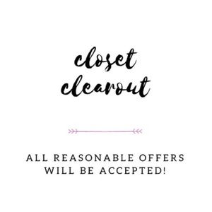 CLOSET CLEAR OUT—send offers!